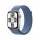 Apple Watch SE (2.Gen) GPS 44mm Aluminium silber Sport Loop winterblau (2023)