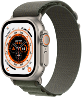 Apple Watch Ultra 49mm Titan GPS + Cellular Alpine Loop Small grün