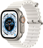 Apple Watch Ultra 49mm Titan GPS + Cellular Ocean weiß