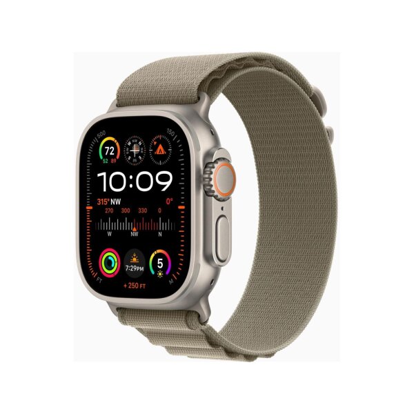 Apple Watch Ultra 2 49mm Titan GPS + Cellular Alpine Loop Olive Medium