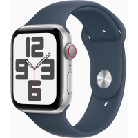 Apple Watch SE (2.Gen) GPS + Cellular 40mm Aluminium silber/sturmblau S/M (2023)