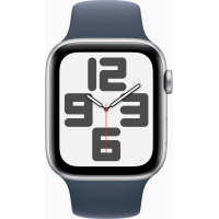 Apple Watch SE (2.Gen) GPS + Cellular 40mm Aluminium silber/sturmblau S/M (2023)