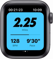 Apple Watch Nike SE (1.Gen) GPS 40mm space grau mit...