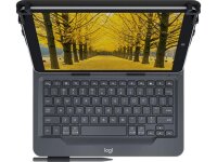 Logitech Universal Folio Bluetooth Keyboard für Tablets bis 10 Grau