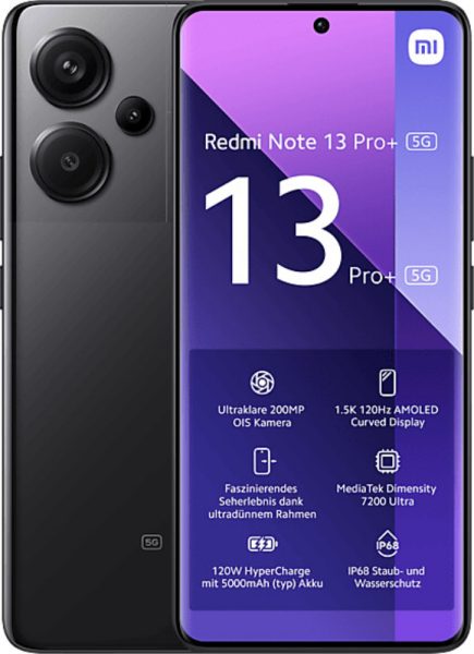 Xiaomi Redmi Note 13 Pro+ 5G 512GB Midnight Black