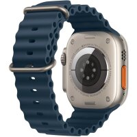 Apple Watch Ultra 2 49mm Titan GPS + Cellular Ocean Armband blau