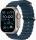 Apple Watch Ultra 2 49mm Titan GPS + Cellular Ocean Armband blau