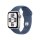 Apple Watch SE GPS + Cellular 40mm Aluminium Silber/Denim M/L