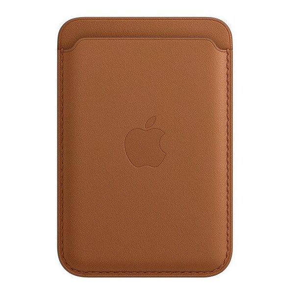 Apple iPhone Leder Wallet mit MagSafe sattelbraun