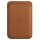 Apple iPhone Leder Wallet mit MagSafe sattelbraun