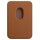Apple iPhone Leder Wallet mit MagSafe sattelbraun