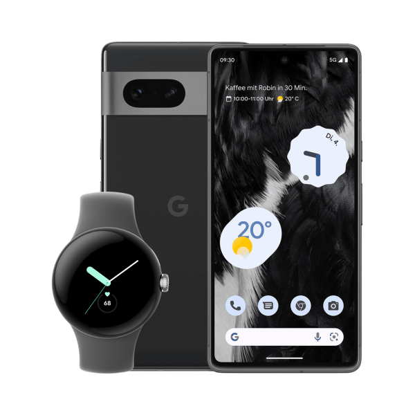 Google Pixel 7 mit Pixel Watch LTE