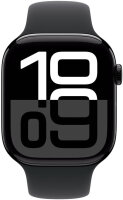 Apple Watch Series 10 (GPS + Cellular) 42mm Aluminium Diamantschwarz/Schwarz S/M