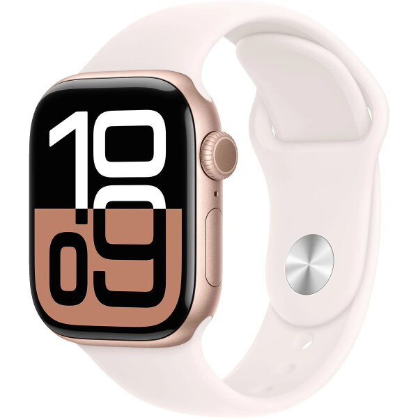 Apple Watch Series 10 (GPS + Cellular) 42mm Aluminium rosa S/M