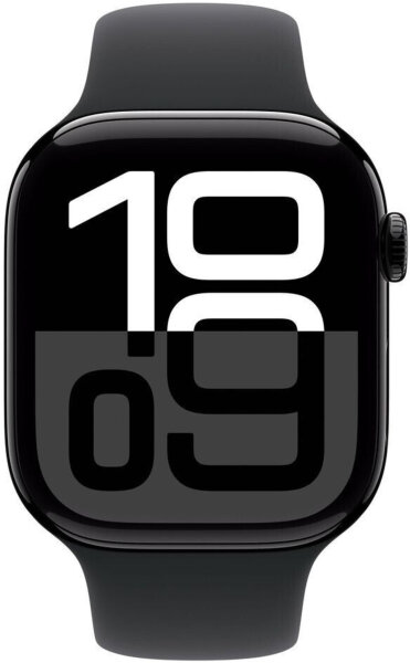 Apple Watch Series 10 (GPS + Cellular) 46mm Aluminium Diamantschwarz/Schwarz M/L