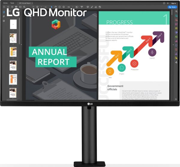 LG 27QN880P-B Ergo Monitor