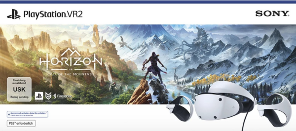 Sony PlayStation VR2 Headset Horizon Call of the Mountain Bundle