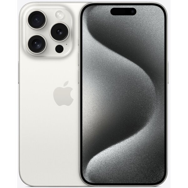 Apple iPhone 15 Pro 128GB Titan Weiß