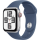 Apple Watch SE (2.Gen) GPS + Cellular 44mm Aluminium silber/blau(Denim) M/L (2024)