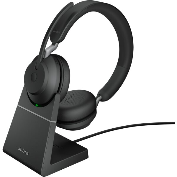 Jabra Evolve2 65 Stereo USB-C UC with Charging Stand schwarz