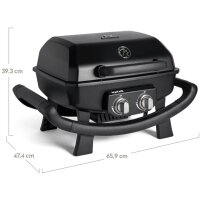 Burnhard Wayne Balkongrill 2-Brenner