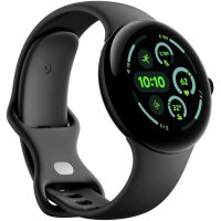 Google Pixel Watch 3 (LTE) 41mm Matte Black mit Sportarmband Obsidian