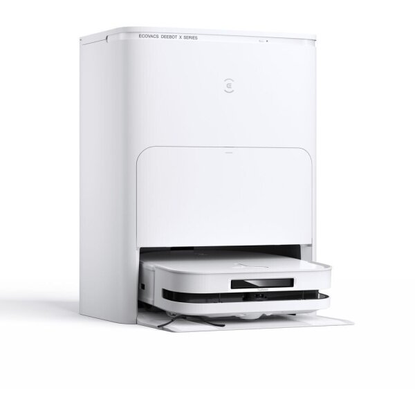 Ecovacs Deebot X5 Omni Saug-/Wischroboter inkl. Absaug-/Reinigungsstation weiß
