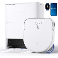 Ecovacs Deebot X5 Omni Saug-/Wischroboter inkl. Absaug-/Reinigungsstation weiß