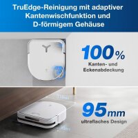 Ecovacs Deebot X5 Omni Saug-/Wischroboter inkl. Absaug-/Reinigungsstation weiß