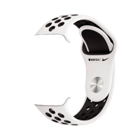Apple Watch Sportarmband Nike schwarz/weiß 45mm