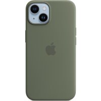 Apple iPhone 14 Silikon Case olivgrün
