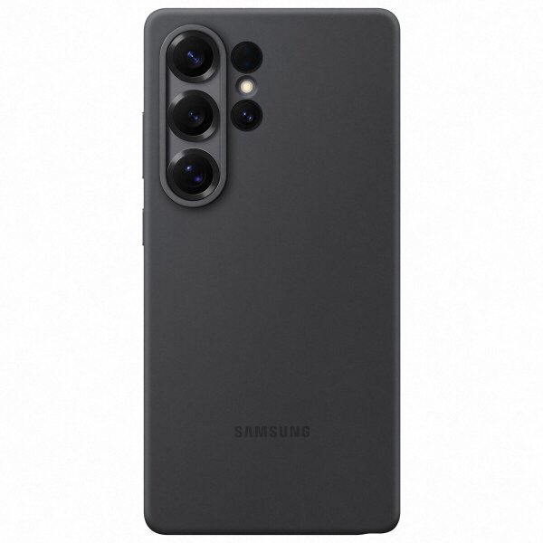 Samsung Silikon Case für Galaxy S25 Ultra schwarz