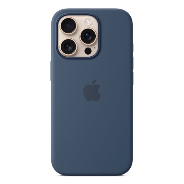Apple iPhone 16 Pro Silikon Case MagSafe denim