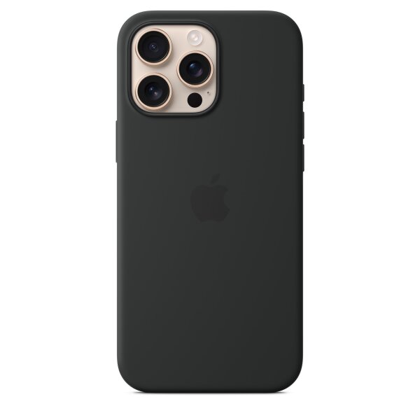 Apple iPhone 16 Pro Max Silikon Case MagSafe schwarz