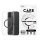 CARE iPhone16 ClearCase Schwarz MagSafe