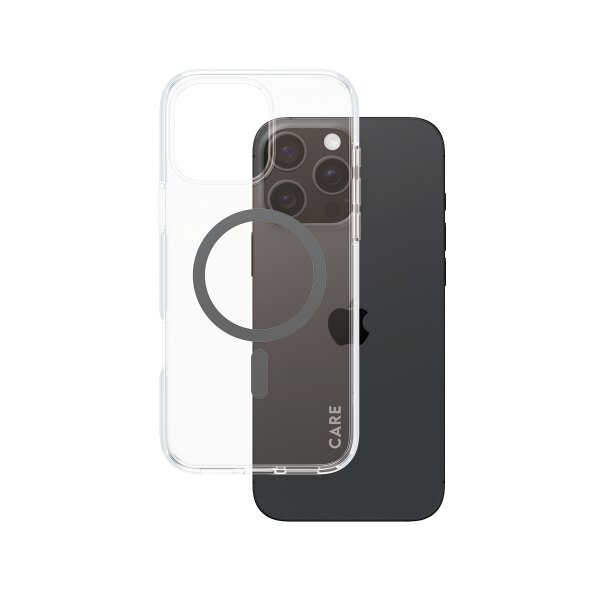 CARE iPhone16 Pro Max ClearCase Schwarz MagSafe