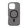 CARE iPhone16 Pro Clear Case Smokey Schwarz MS