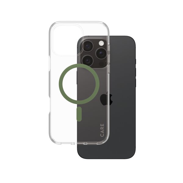 CARE iPhone16 Pro Max Case Grün MagSafe