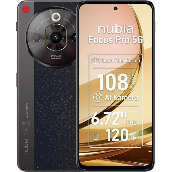 ZTE Nubia Focus Pro 5G 256GB schwarz
