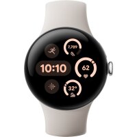 Google Pixel Watch 3 (LTE) 45mm Polished Silver/Porcelain