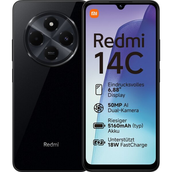 Xiaomi Redmi 14C 128GB Midnight Black