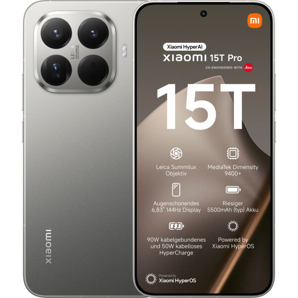 Xiaomi 15T Pro 512GB grau