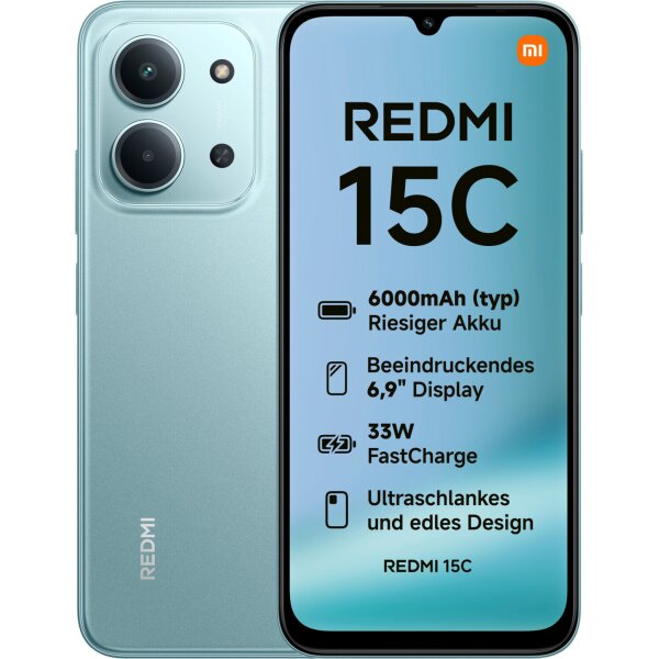 Xiaomi Redmi 15C 5G 128GB Mint Green