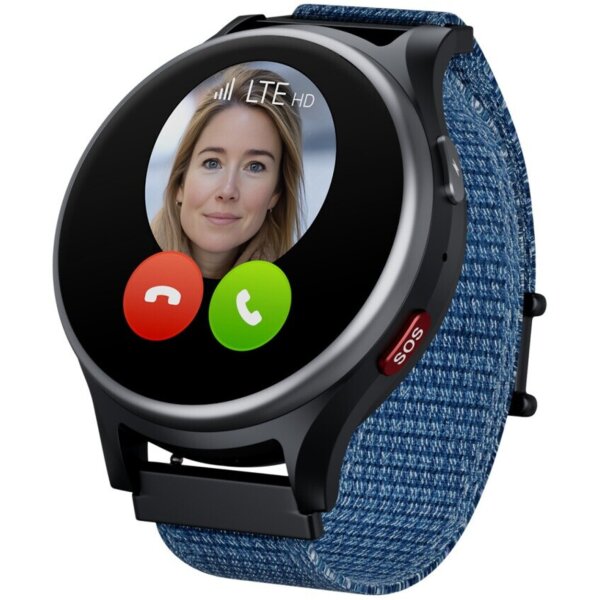 Anio 6 Kinder Smartwatch Schwarz/Blau