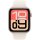 Apple Watch SE 3 (GPS + Cellular) 44mm Aluminium Polarstern Sportarmband S/M