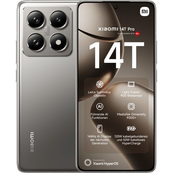 Xiaomi 14T Pro 512GB Titan Gray