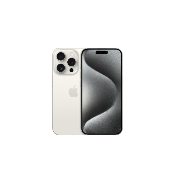 Apple iPhone 15 Pro 128GB Titan Weiß