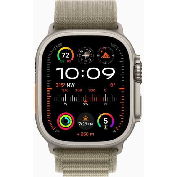 Apple Watch Ultra 2 49mm Titan GPS + Cellular Alpine Loop Olive Small