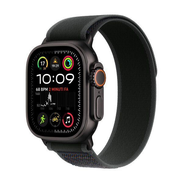 Apple Watch Ultra 2 49mm Titan Schwarz GPS + Cellular Trail Loop schwarz S/M
