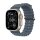 Apple Watch Ultra 3 49mm Titan Natur GPS + Cellular Ocean Armband Maritimblau